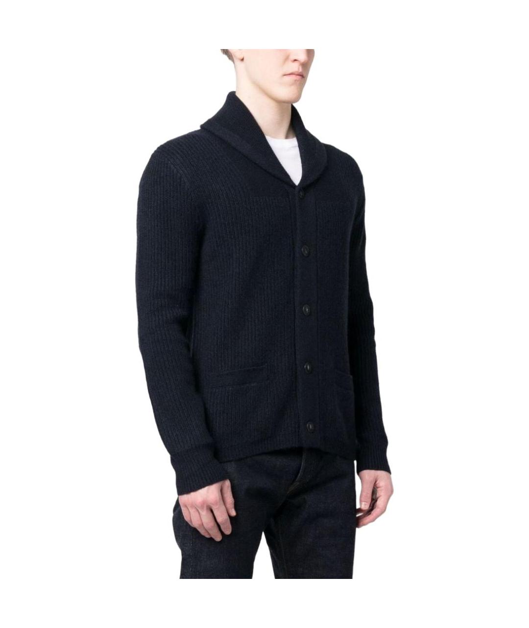POLO RALPH LAUREN Синий шерстяной кардиган, фото 5