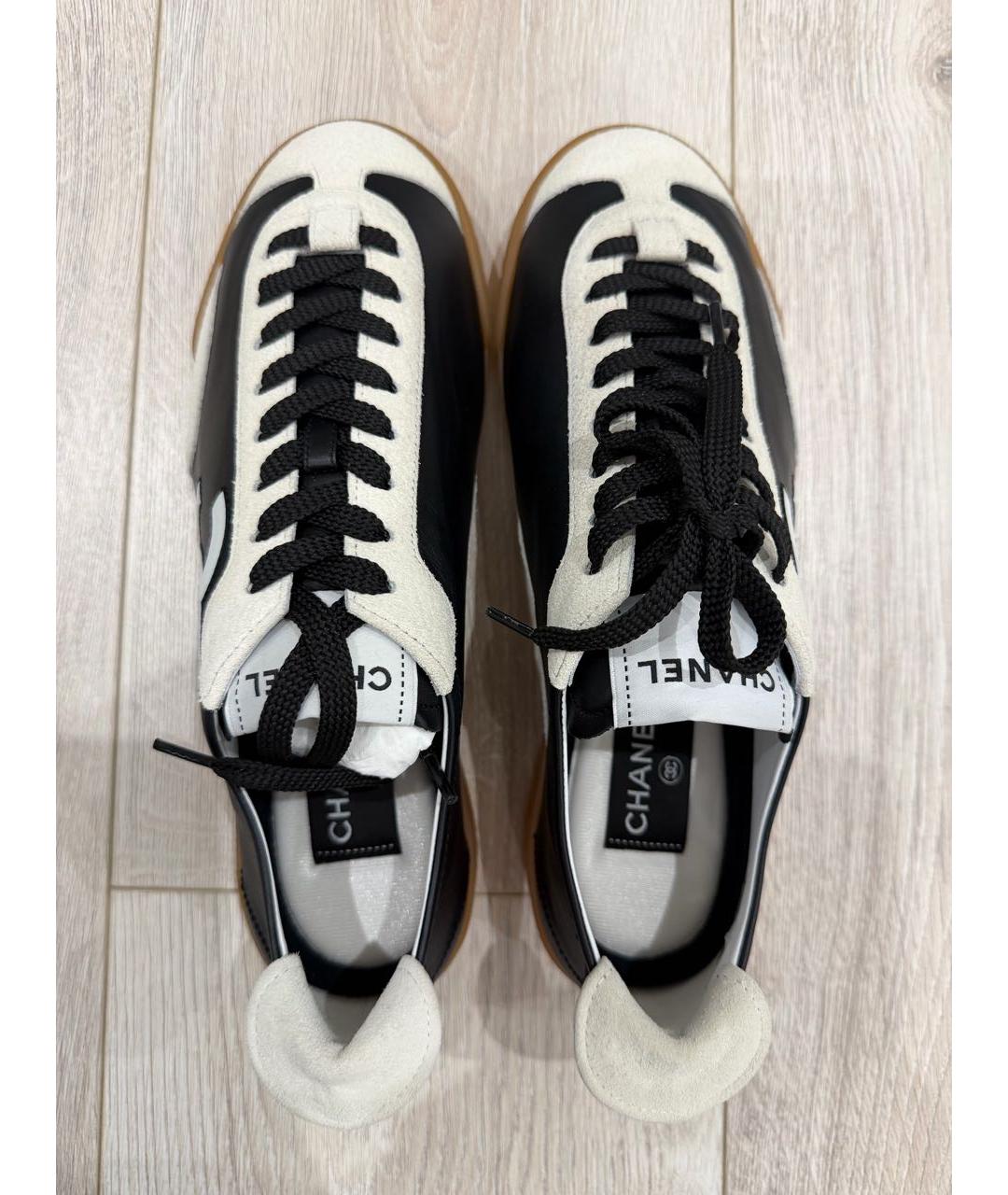CHANEL Черные кеды, фото 3