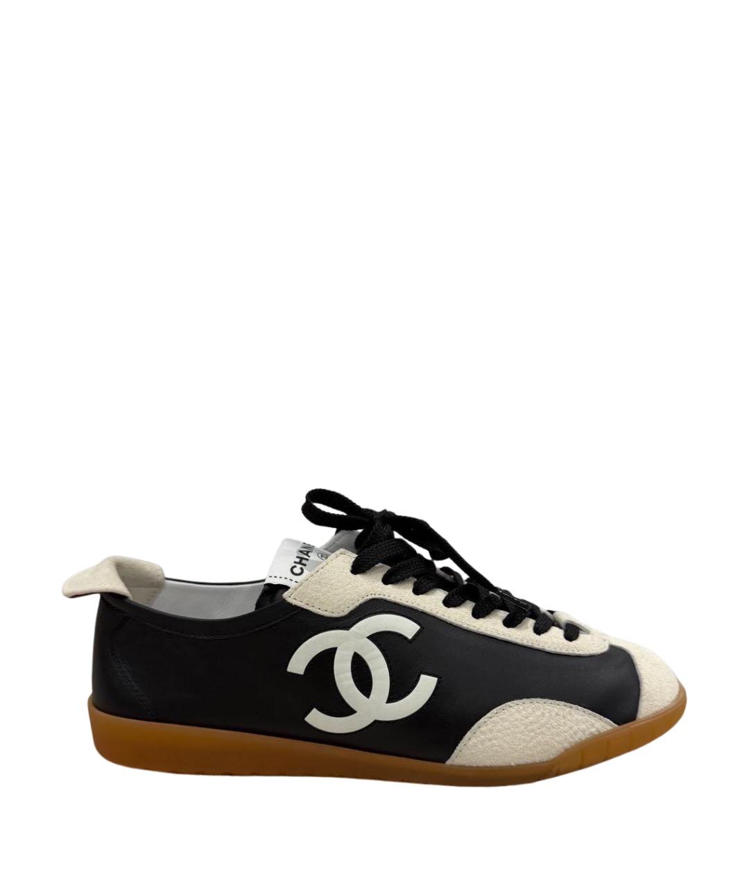 CHANEL Черные кеды, фото 1