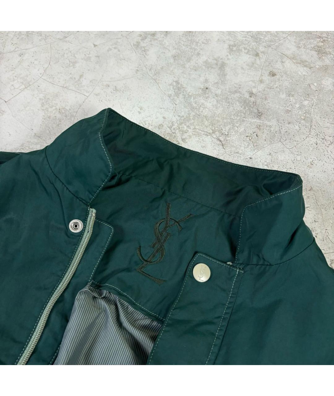 SAINT LAURENT Зеленая куртка, фото 3