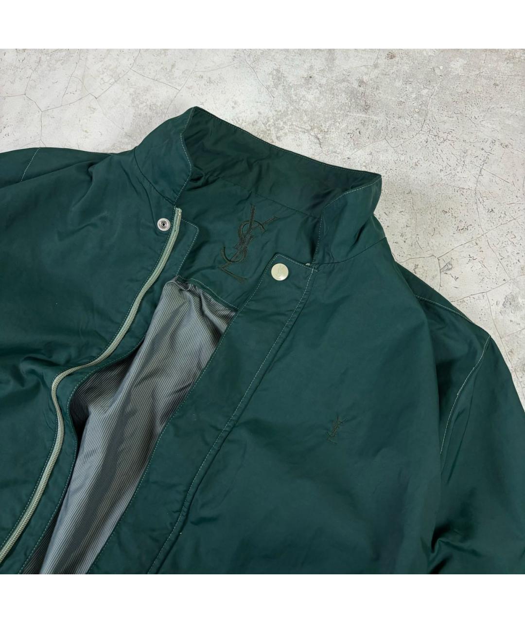 SAINT LAURENT Зеленая куртка, фото 2