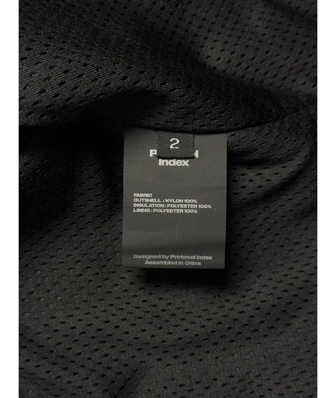 PROTOCOL INDEX Черная полиэстеровая куртка, фото 8