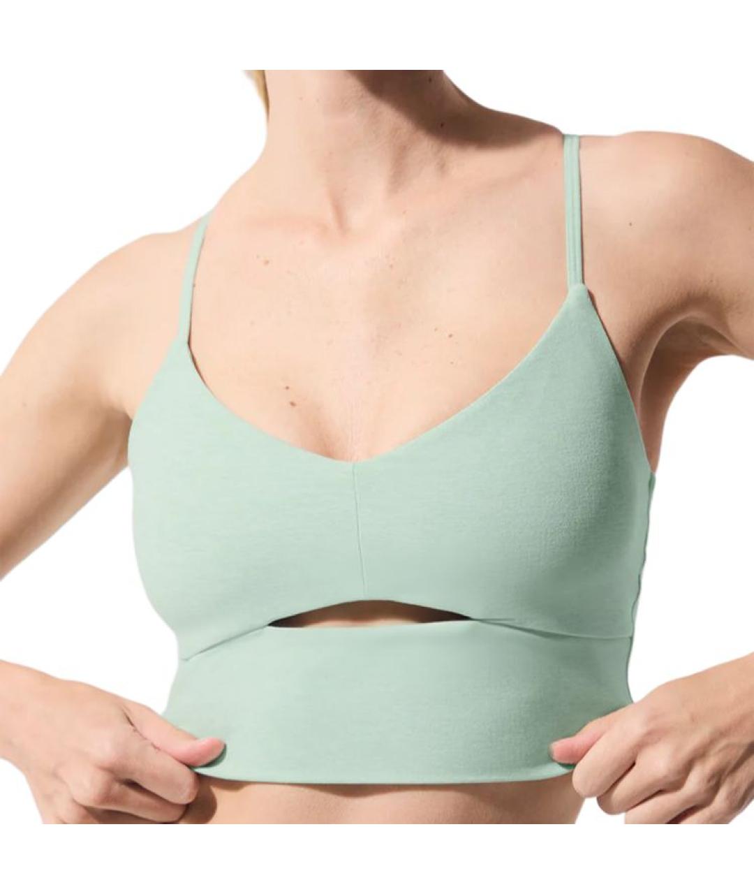 ALO YOGA Зеленая майка, фото 5