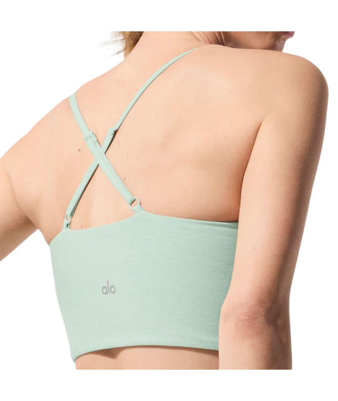 ALO YOGA Зеленая майка, фото 4