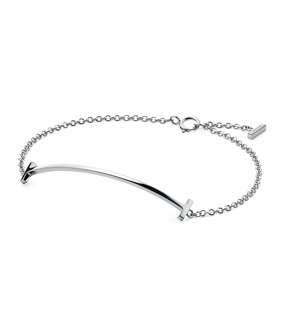 TIFFANY&CO Серебрянный браслет из белого золота, фото 2