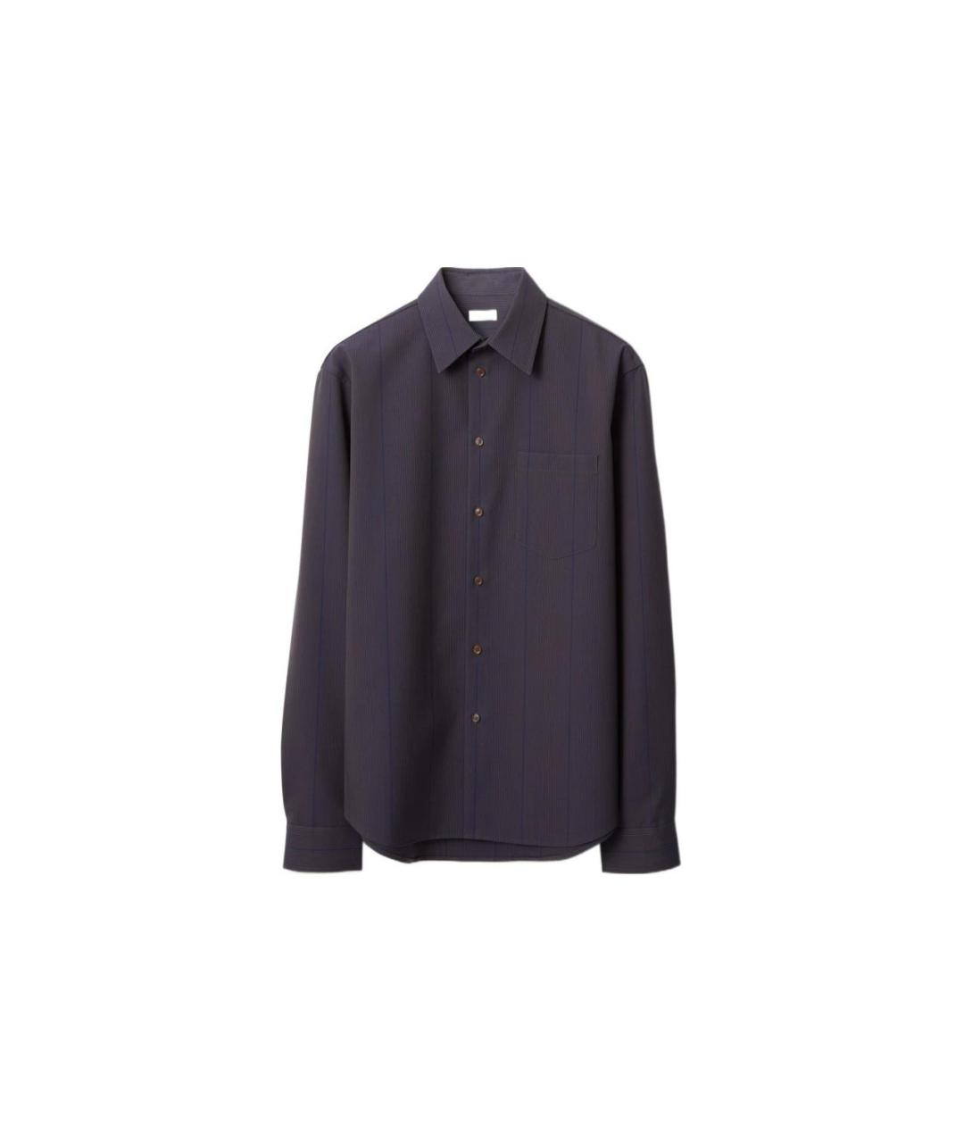 BURBERRY Мульти шерстяная классическая рубашка, фото 6