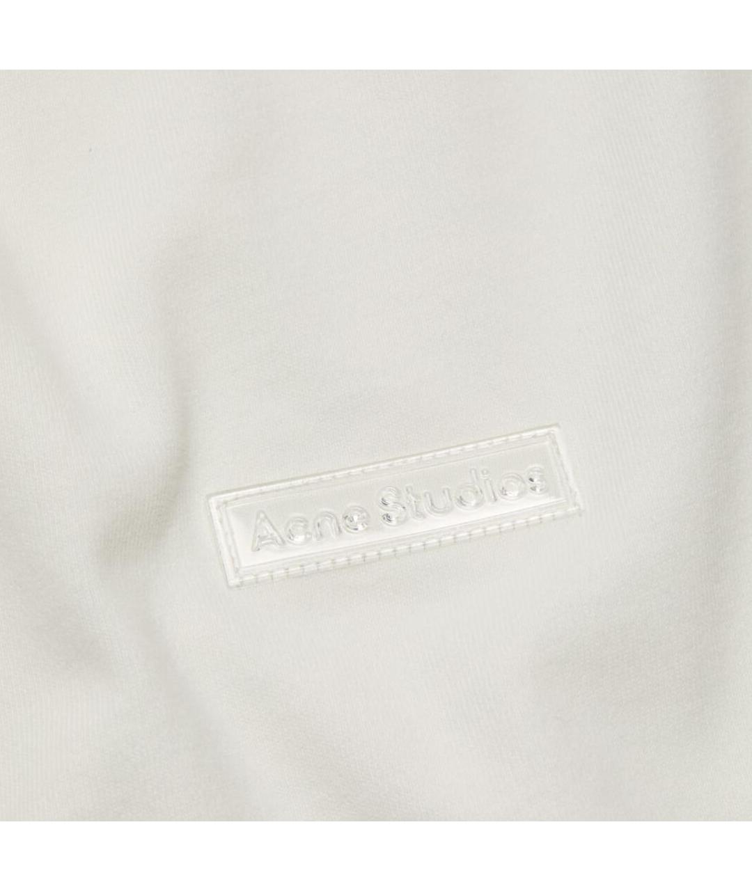 ACNE STUDIOS Белая хлопковая футболка, фото 5
