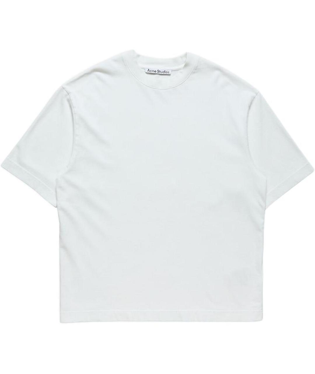 ACNE STUDIOS Белая хлопковая футболка, фото 1