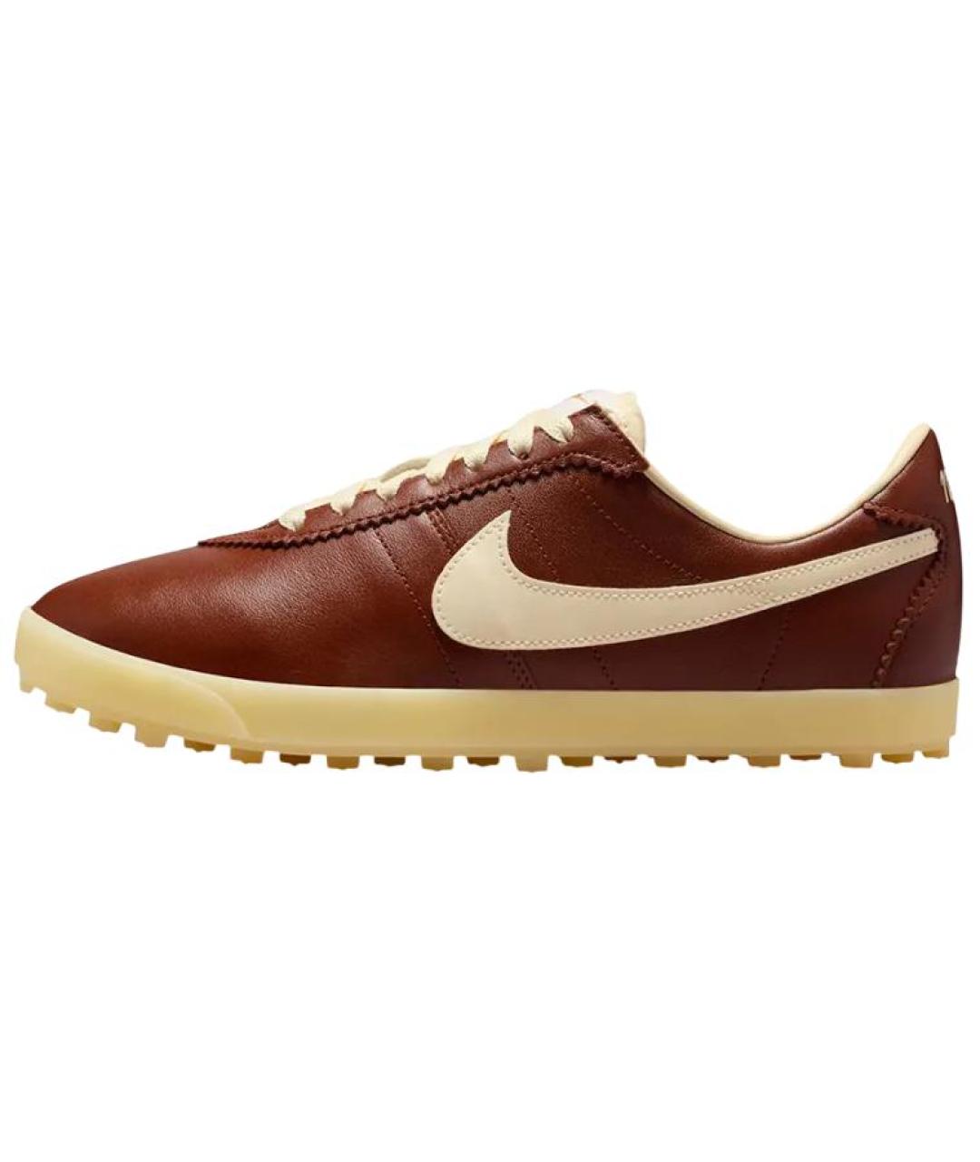 NIKE Коричневые кожаные кеды, фото 2