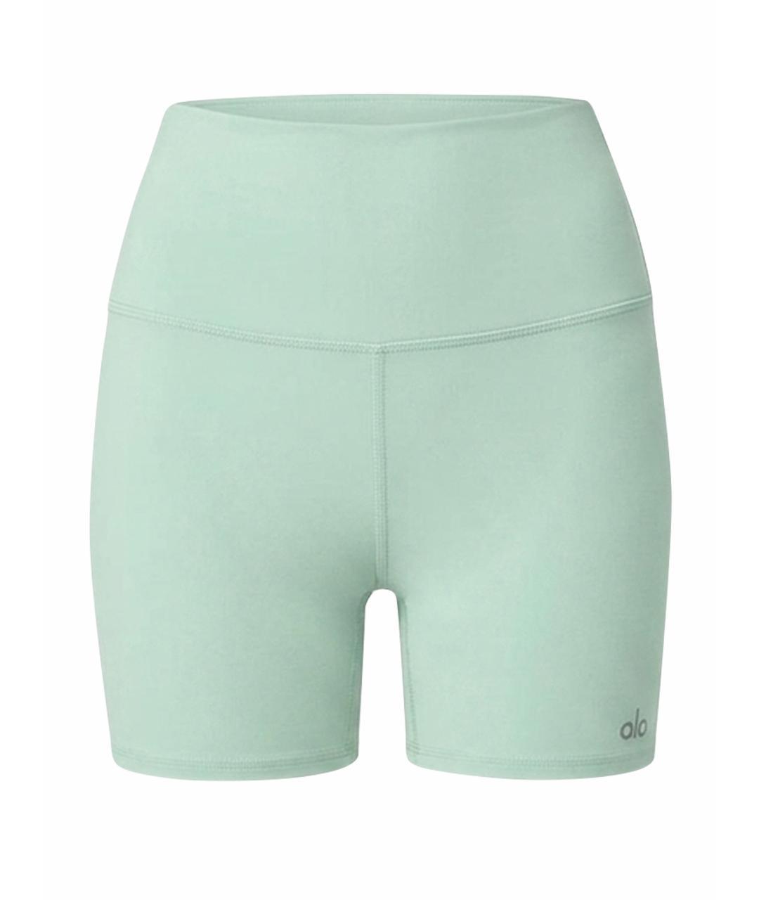 ALO YOGA Бирюзовые леггинсы и велосипедки, фото 1