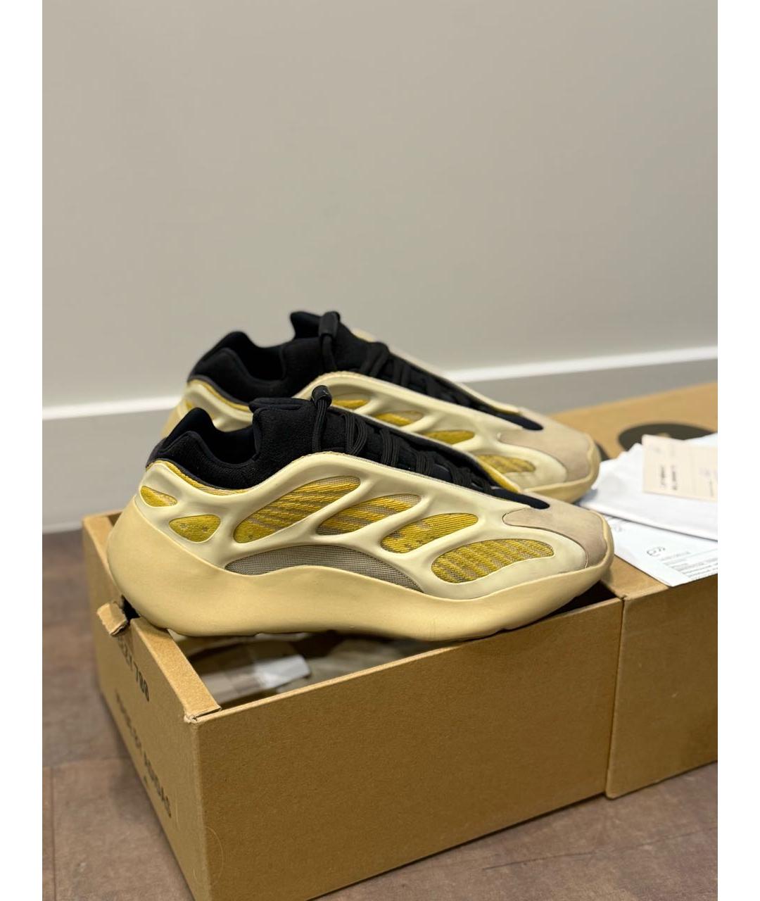 ADIDAS YEEZY Желтые кроссовки, фото 5