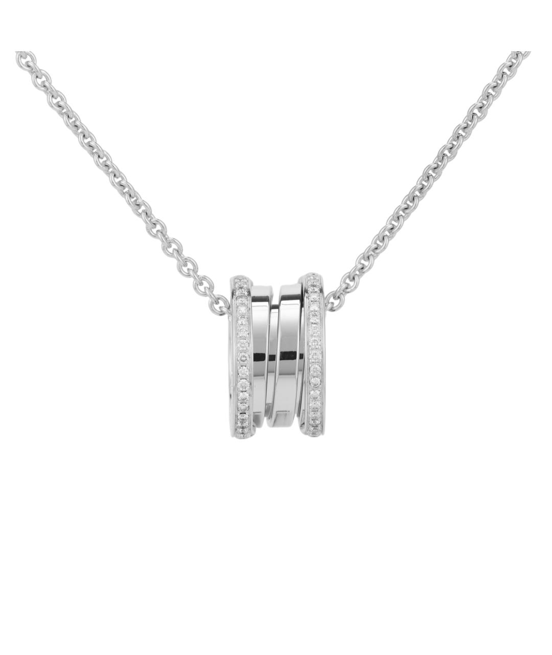 BVLGARI Серебряное колье из белого золота, фото 1