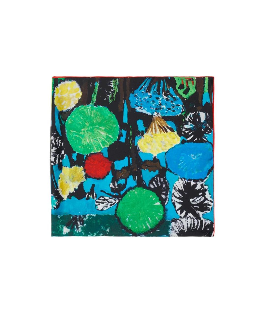 BURBERRY Мульти шелковый шарф, фото 2