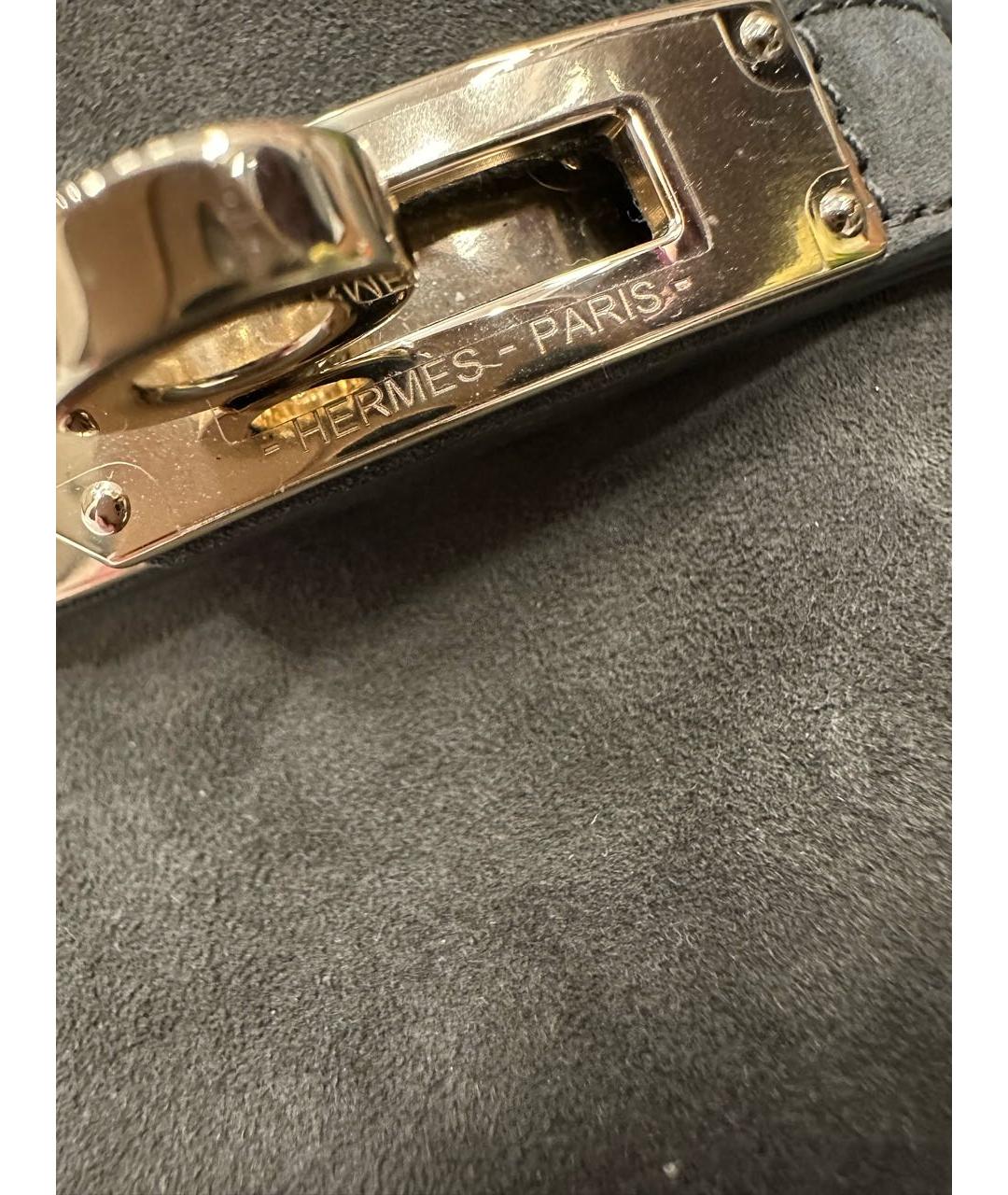 HERMES Хаки замшевые лоферы, фото 8