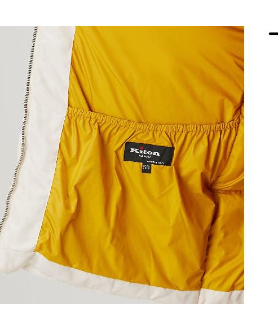 KITON Бежевый жилет, фото 3