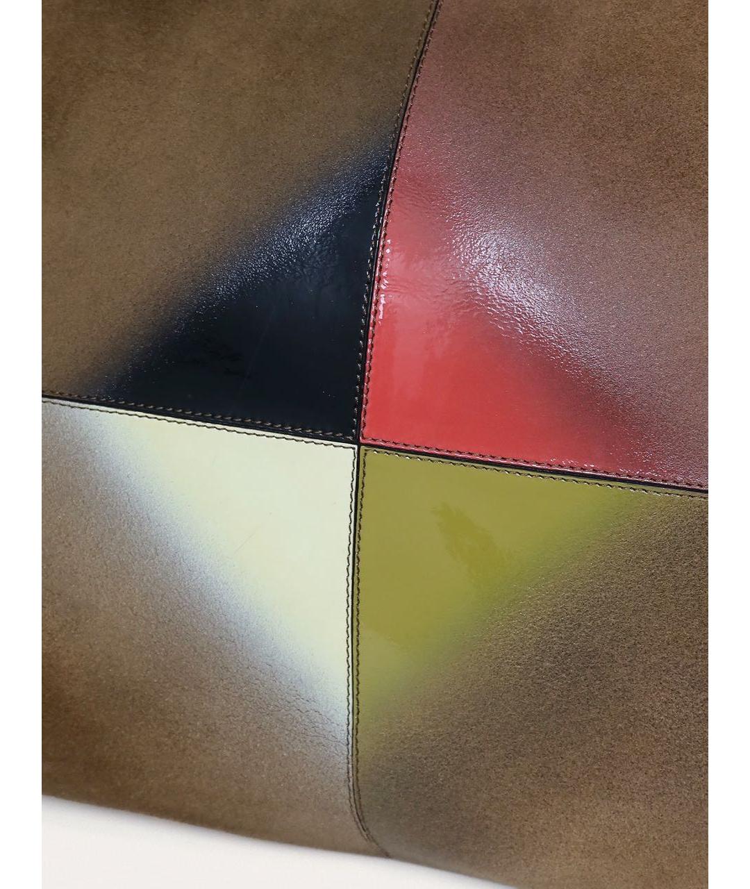 FENDI Коричневая замшевая сумка через плечо, фото 9