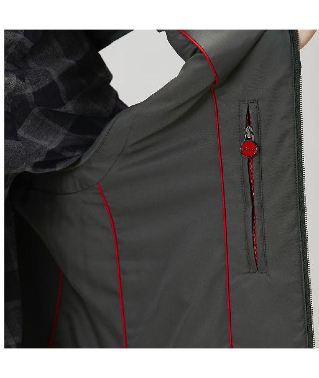 KITON Зеленый полиэстеровый жилет, фото 3