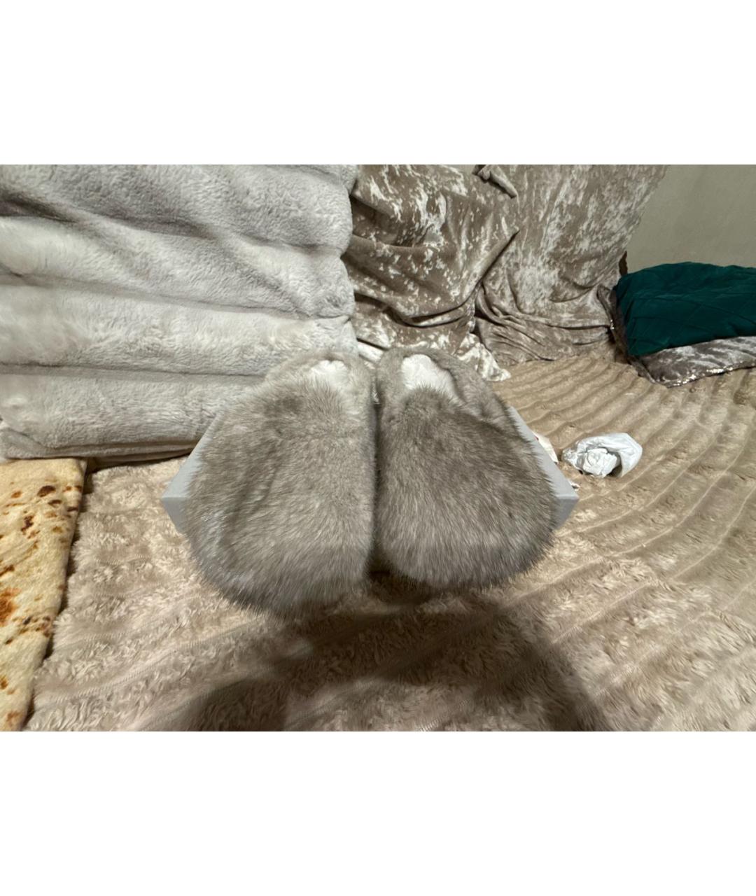 SANTONI Бежевые сабо, фото 3