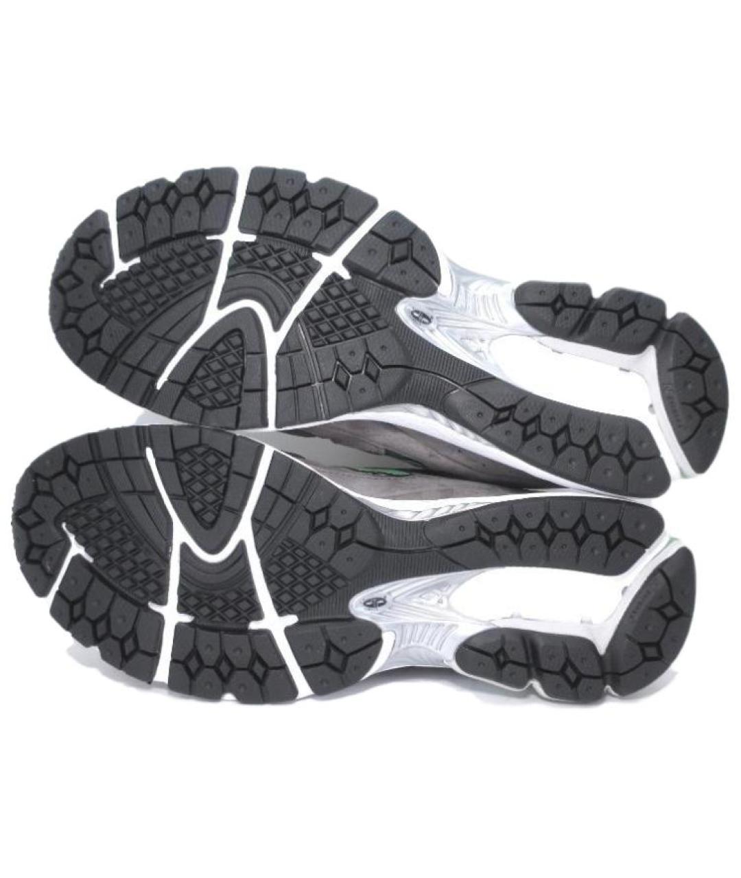 NEW BALANCE Серые замшевые низкие кроссовки / кеды, фото 3