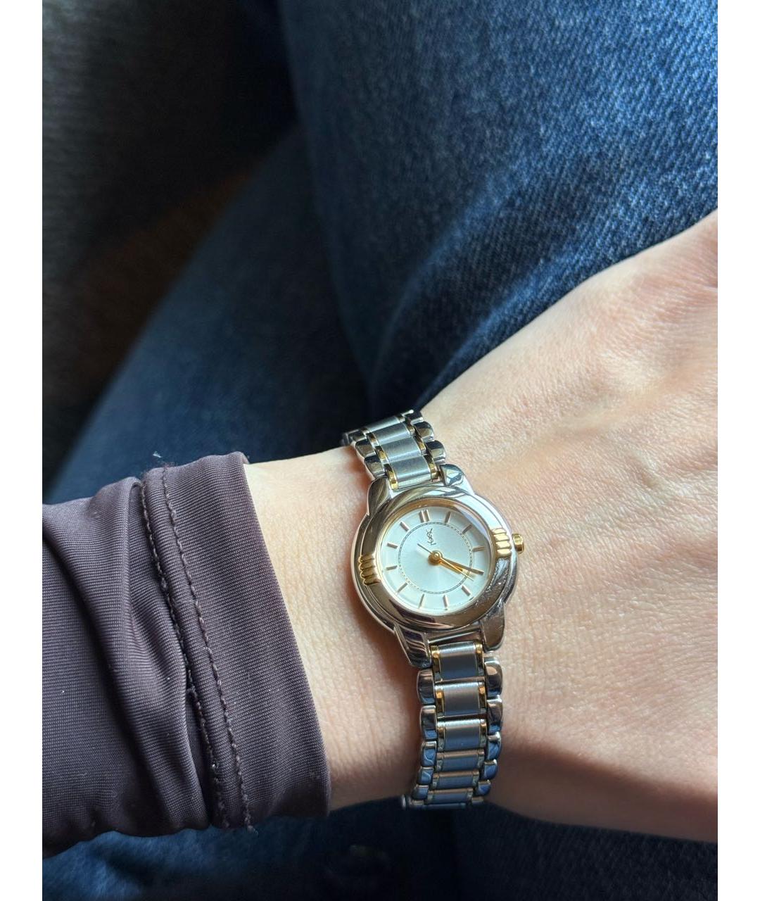 SAINT LAURENT Серебряные стальные часы, фото 7