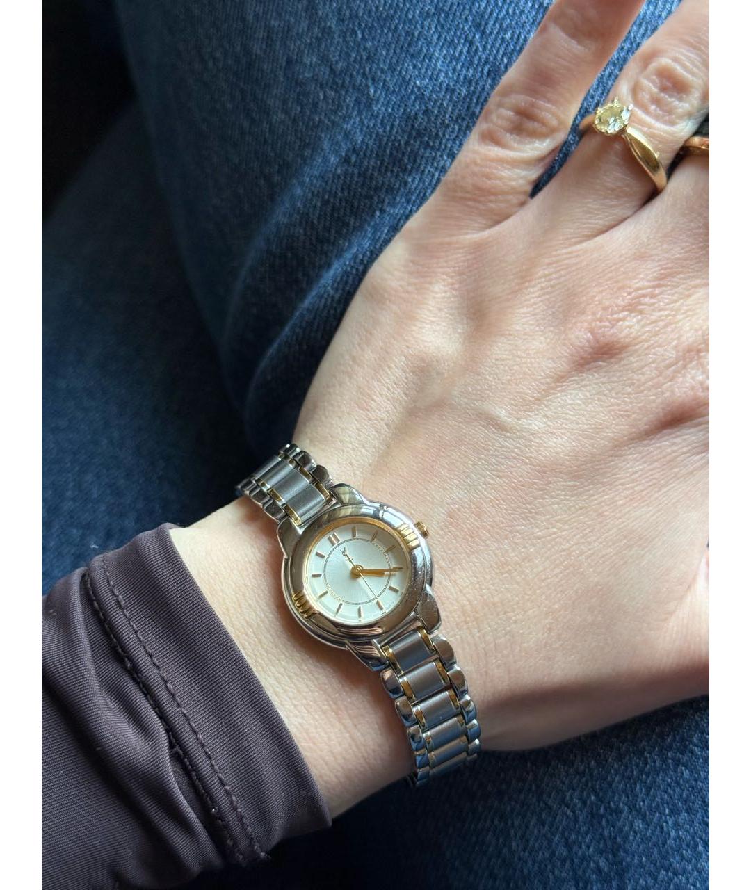 SAINT LAURENT Серебряные стальные часы, фото 5