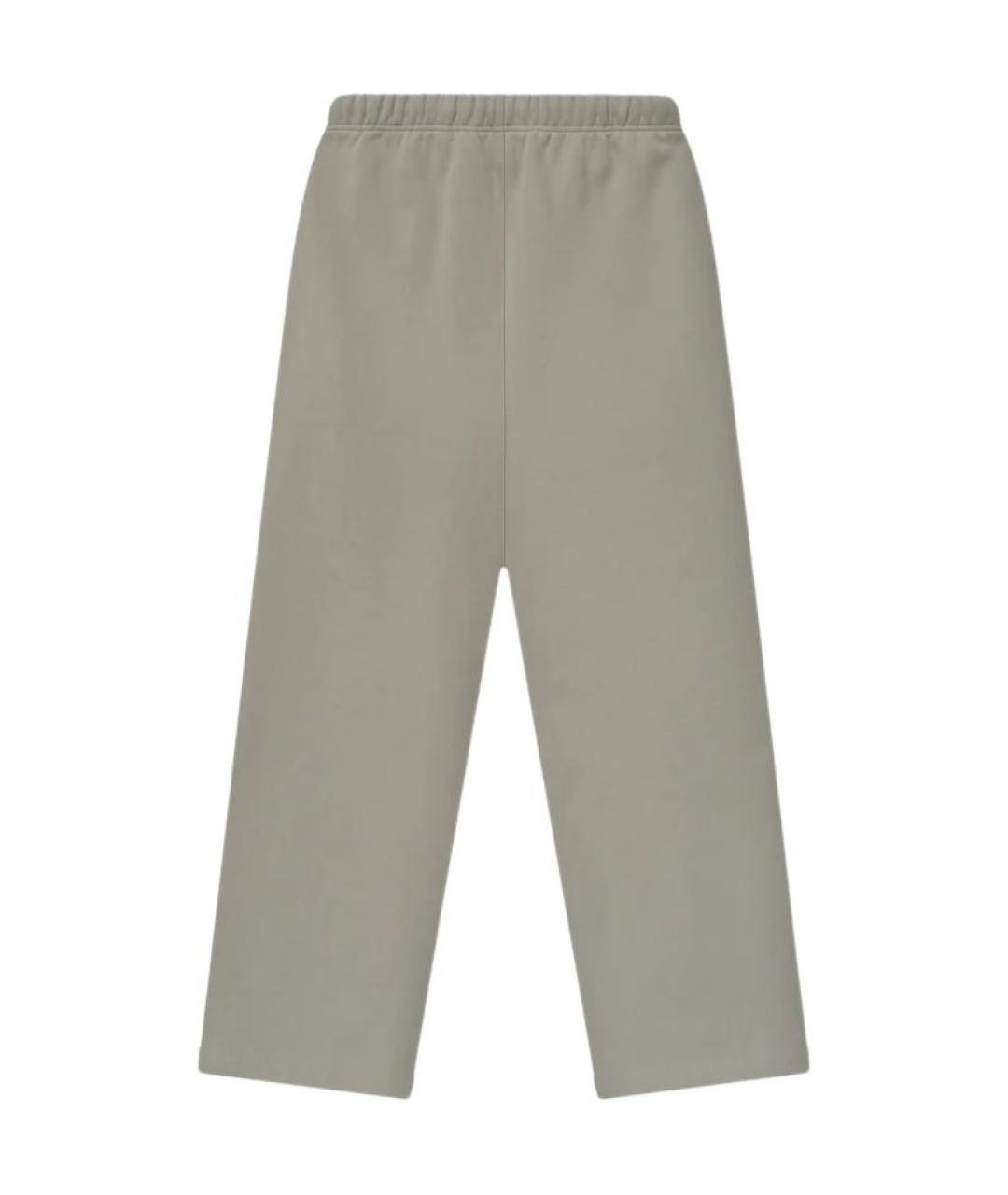 FEAR OF GOD ESSENTIALS Серые хлопковые повседневные брюки, фото 2