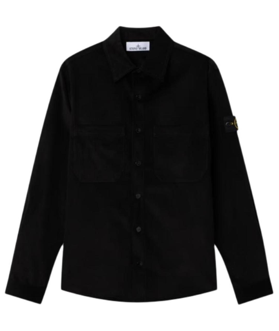 STONE ISLAND Черная рубашка, фото 1