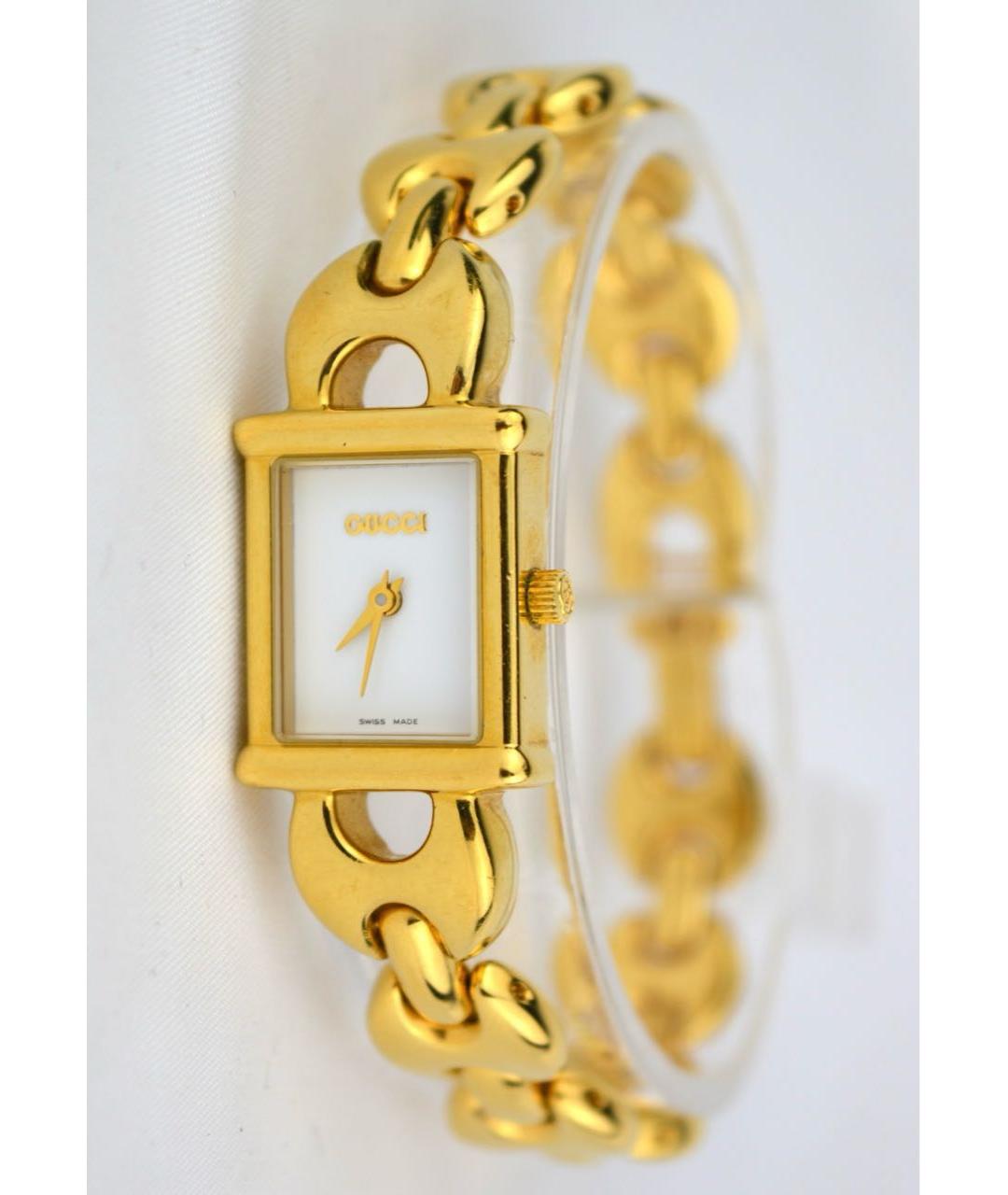 GUCCI Золотые позолоченные часы, фото 2