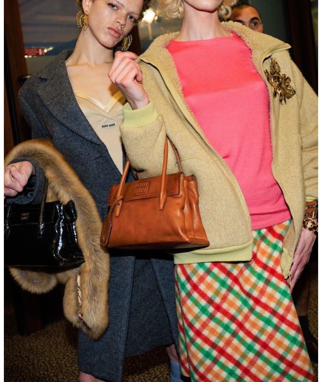 MIU MIU Бежевая шерстяная куртка, фото 7