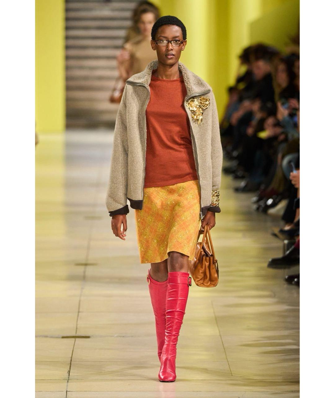 MIU MIU Коричневая шерстяная куртка, фото 8