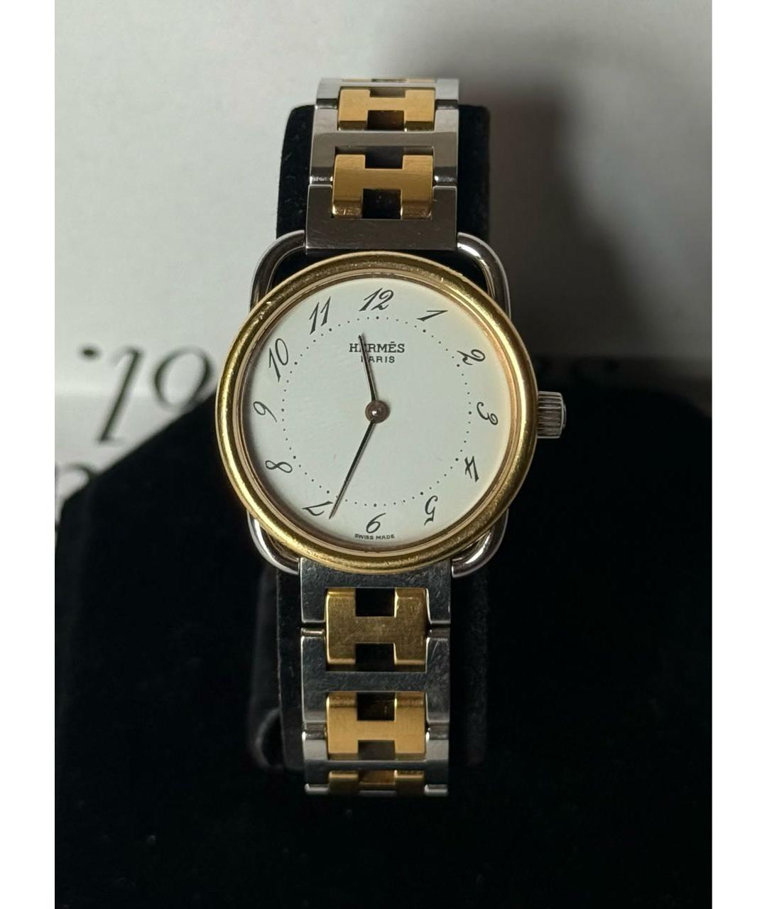 HERMES Серебряные стальные часы, фото 9