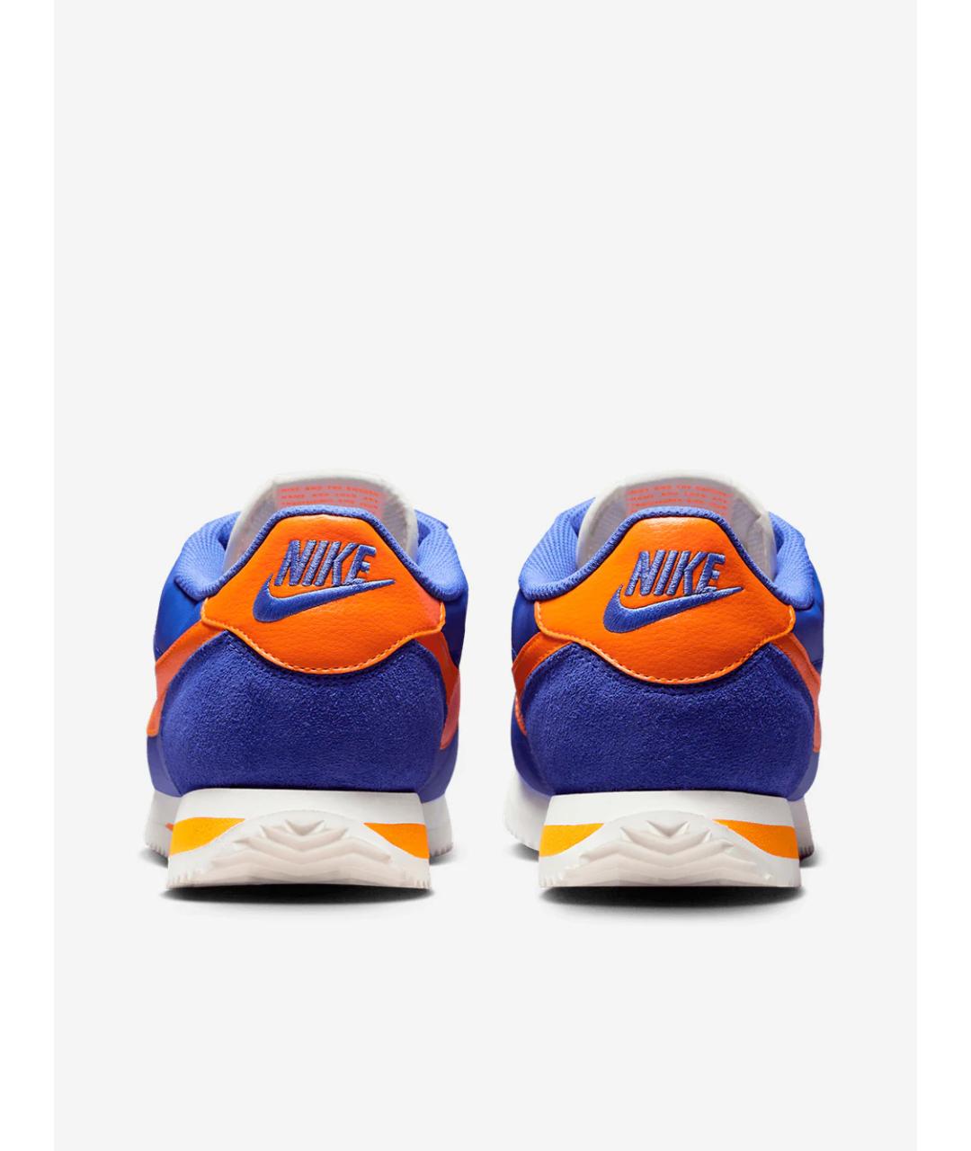 NIKE Синие текстильные низкие кроссовки / кеды, фото 4