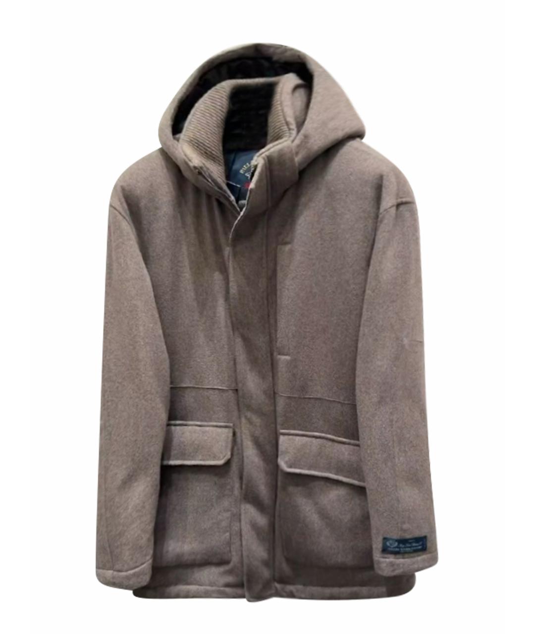 PAUL & SHARK Бежевый кашемировый пуховик, фото 1