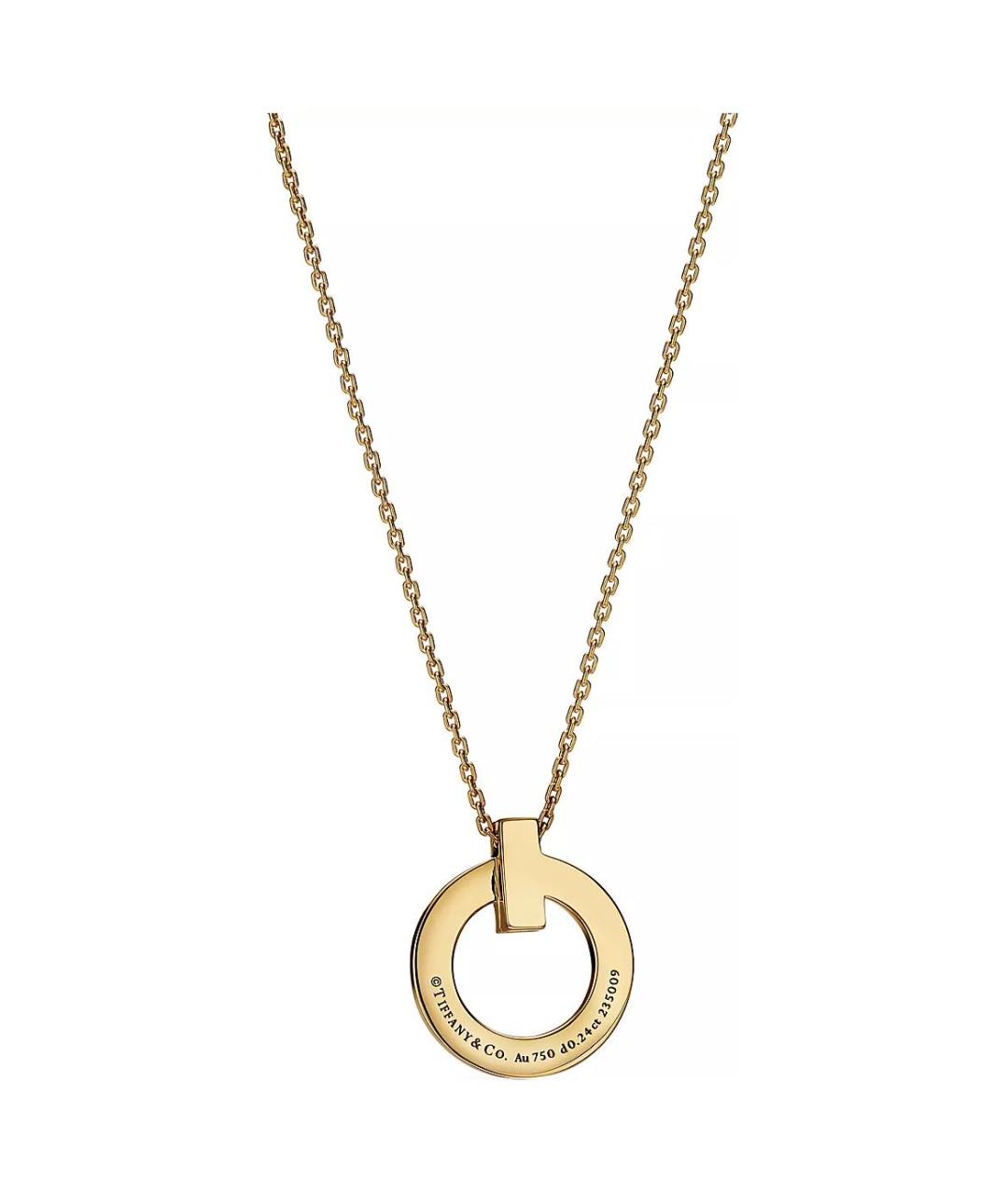 TIFFANY&CO Золотое колье из желтого золота, фото 2
