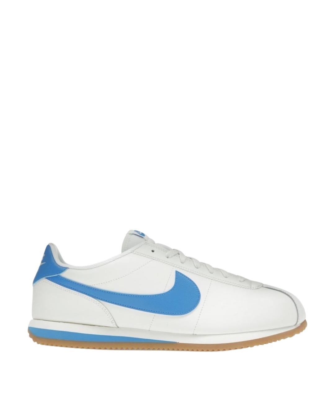 NIKE Белые кожаные кроссовки, фото 1