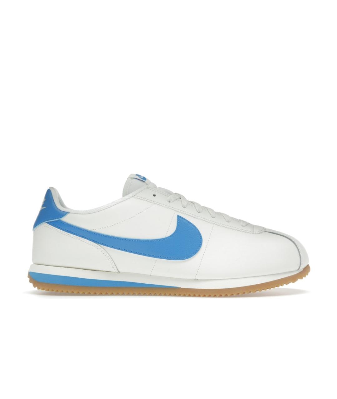 NIKE Белые кожаные низкие кроссовки / кеды, фото 1