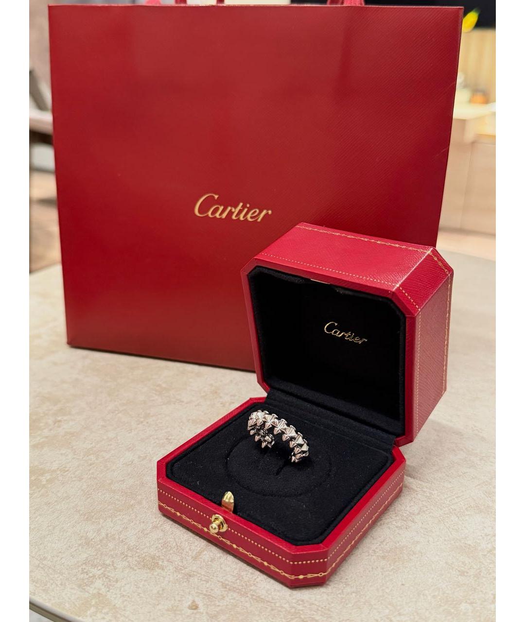 CARTIER Серебряное кольцо из белого золота, фото 5
