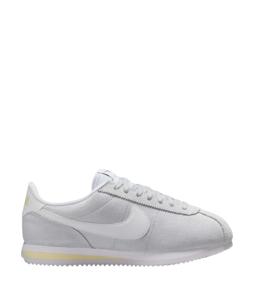 NIKE Серые замшевые низкие кроссовки / кеды, фото 1