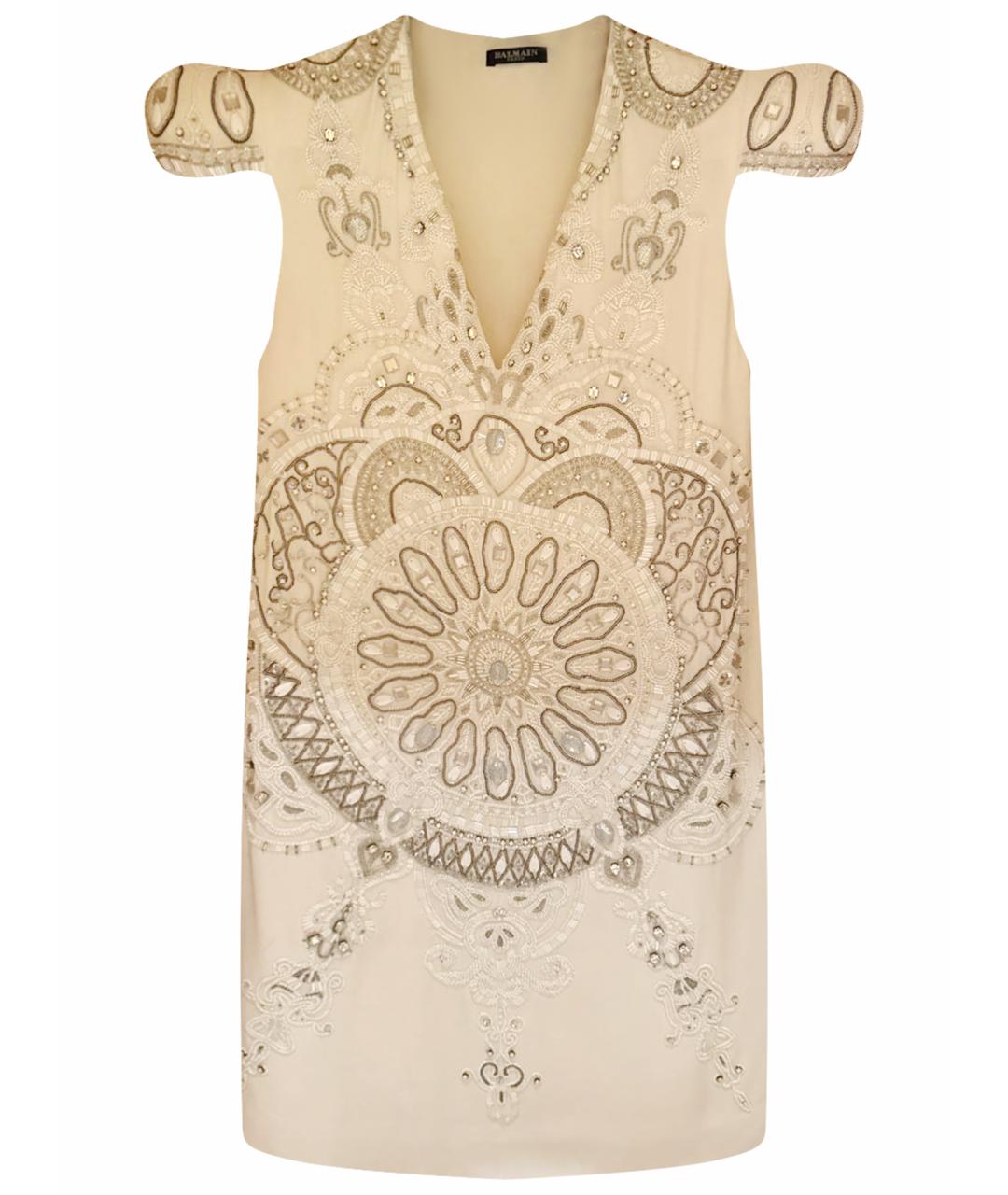BALMAIN Белое вечернее платье, фото 1