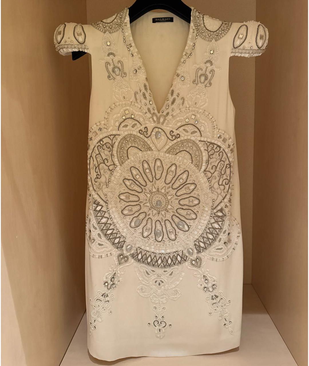 BALMAIN Белое вечернее платье, фото 5