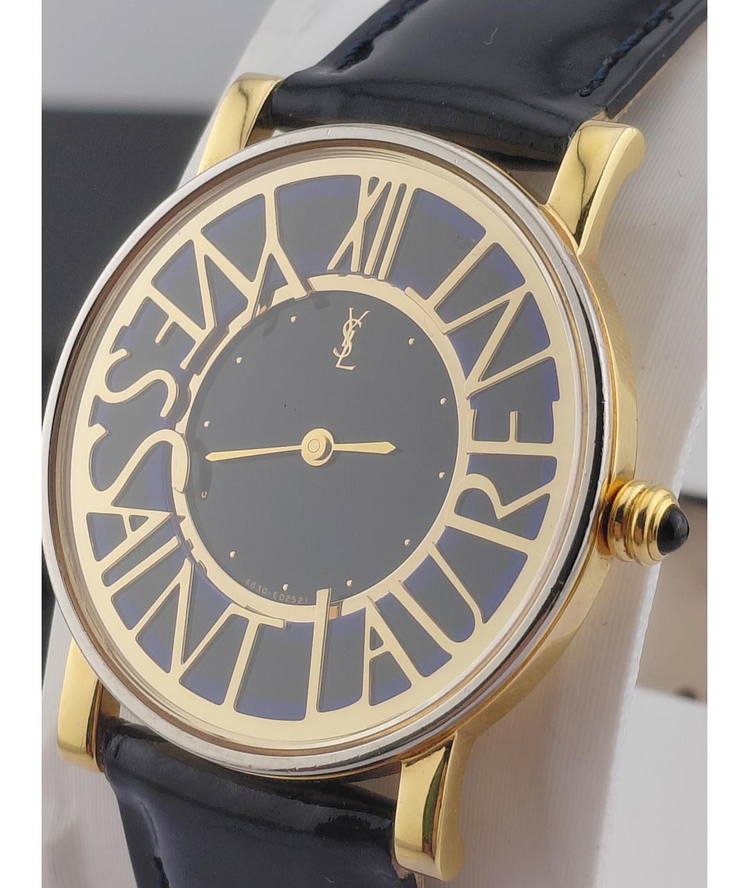 SAINT LAURENT Золотые стальные часы, фото 5