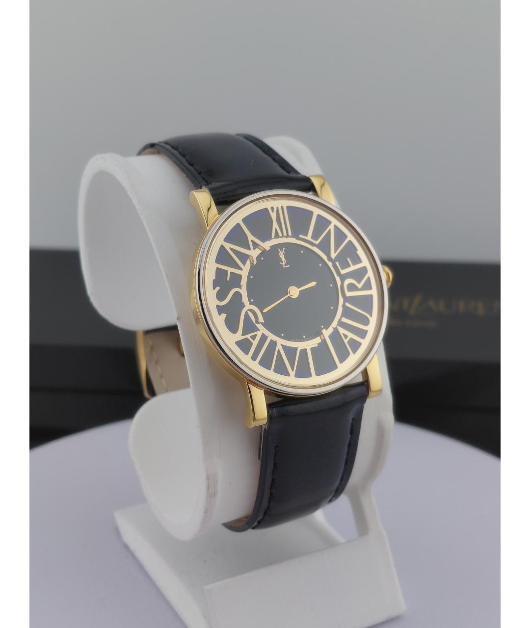 SAINT LAURENT Золотые стальные часы, фото 2