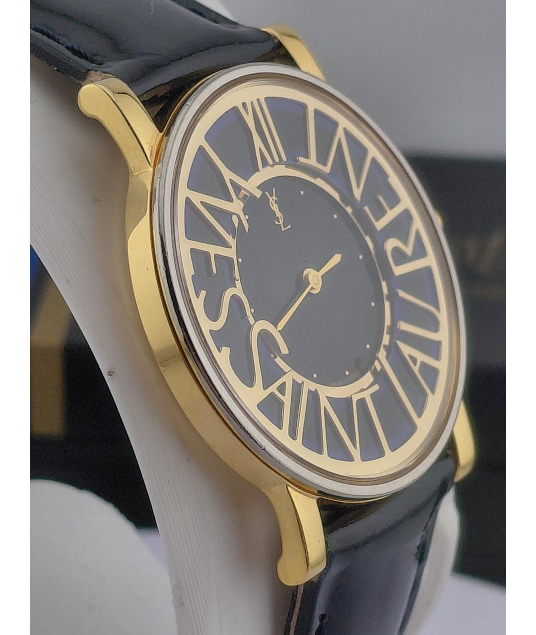 SAINT LAURENT Золотые стальные часы, фото 3