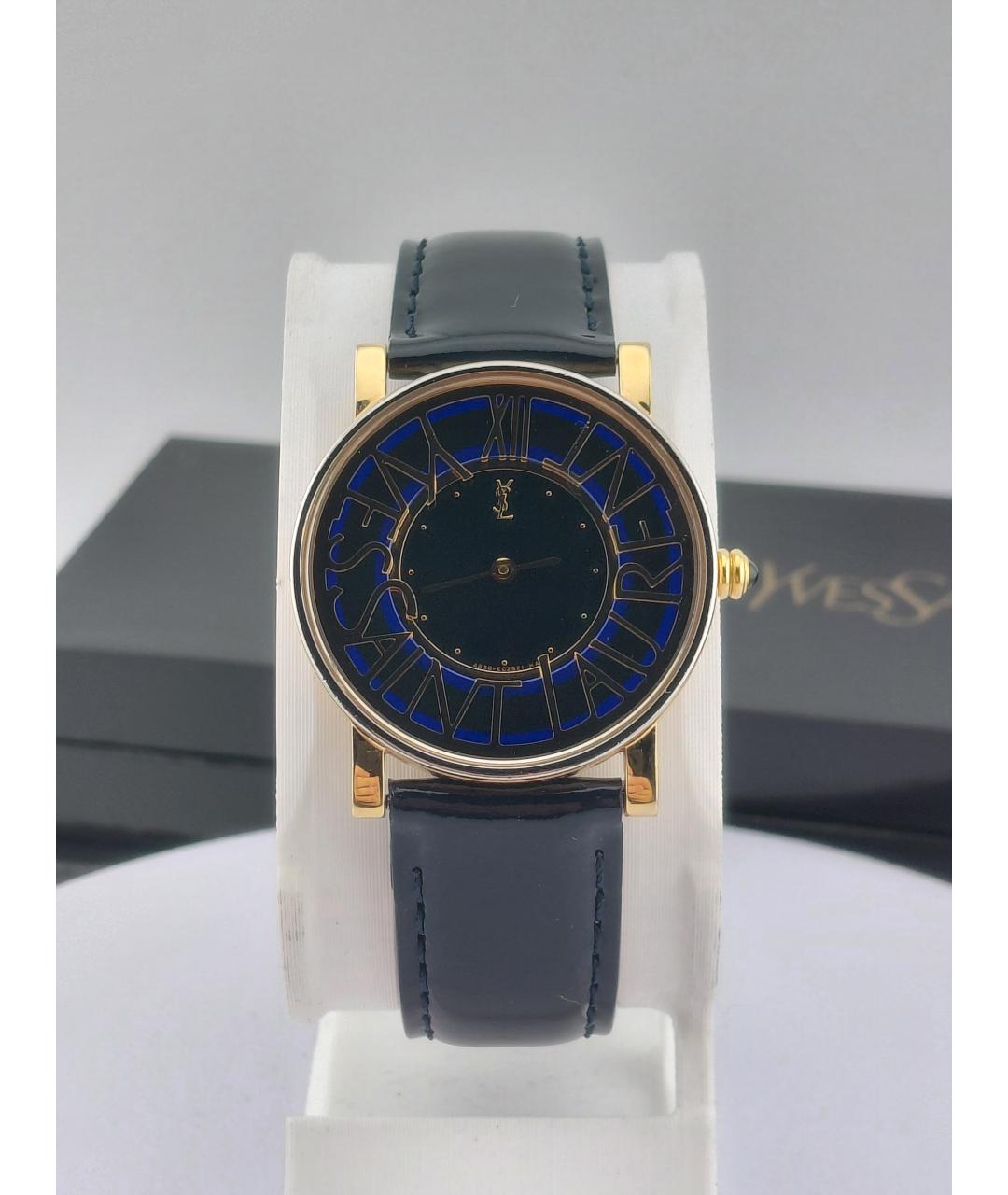 SAINT LAURENT Золотые стальные часы, фото 10