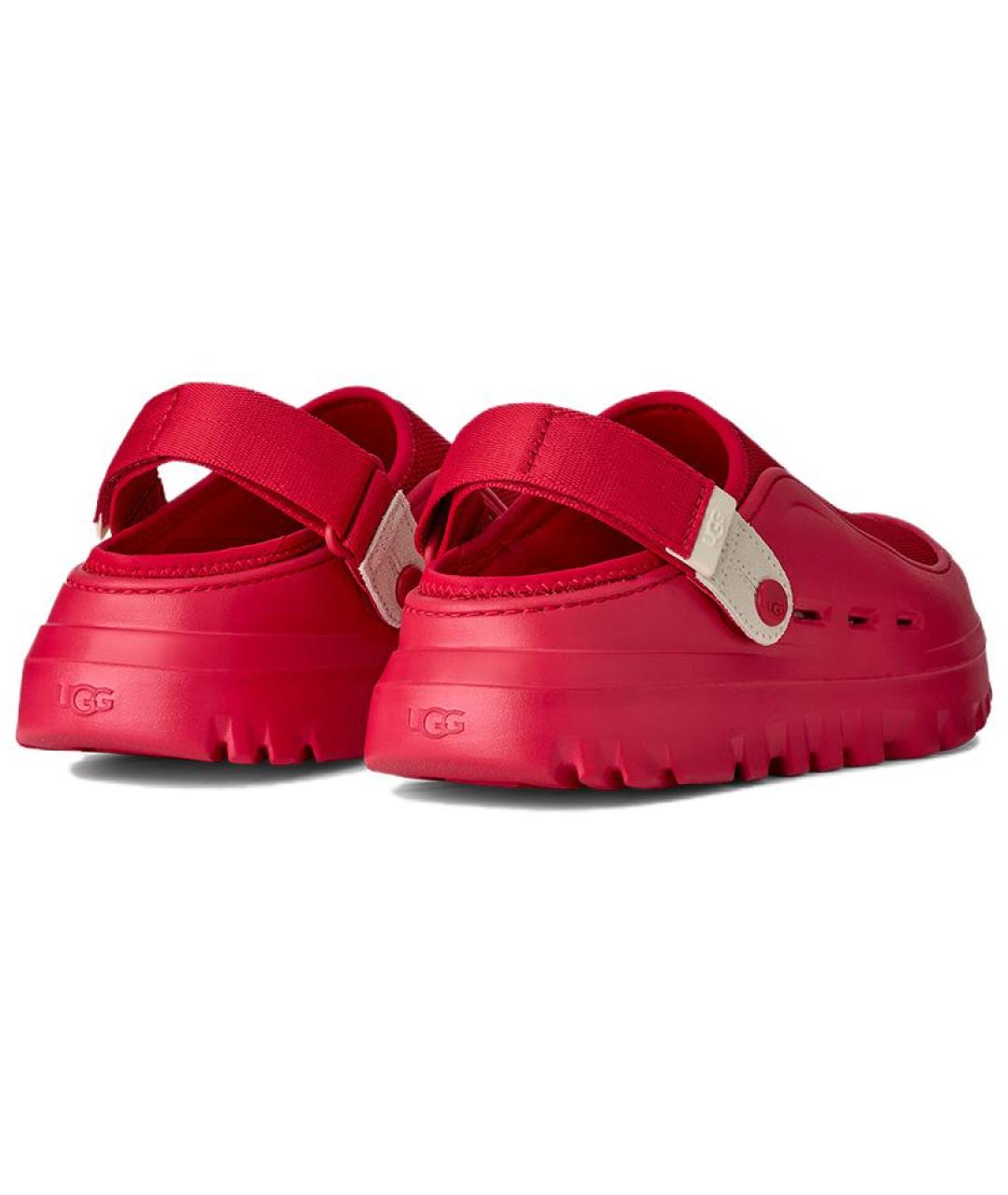 UGG AUSTRALIA Красные слипоны, фото 3