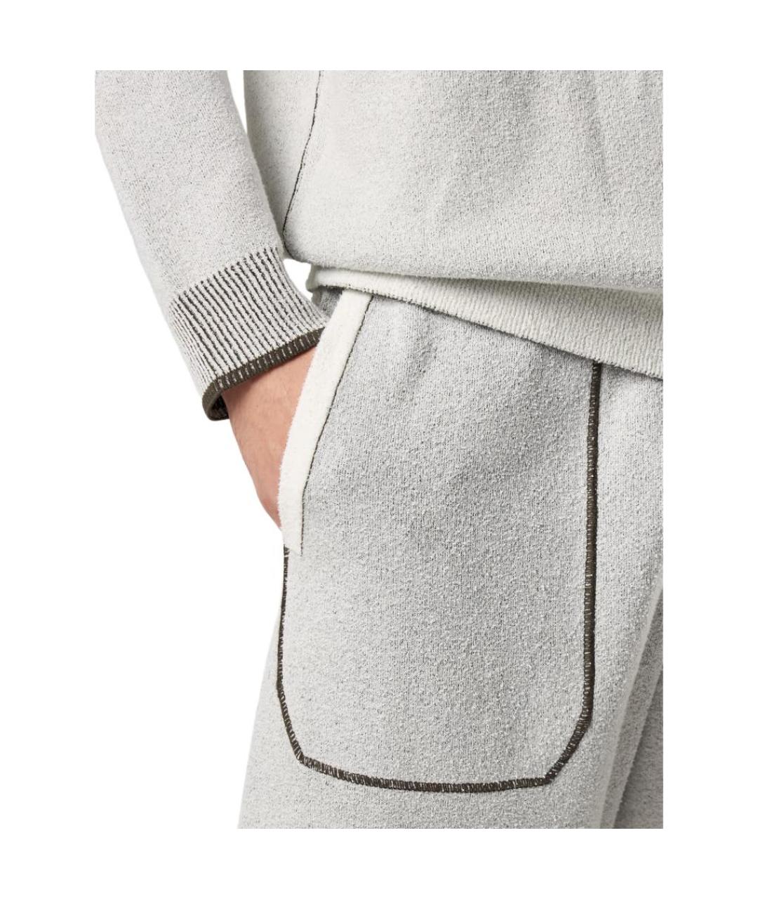 STONE ISLAND Серые шорты, фото 3