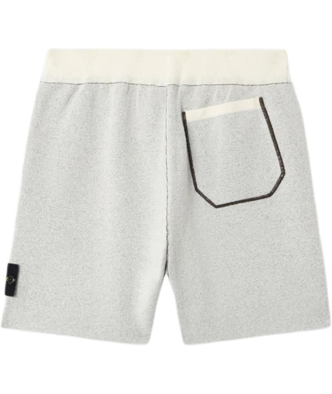 STONE ISLAND Серые шорты, фото 2
