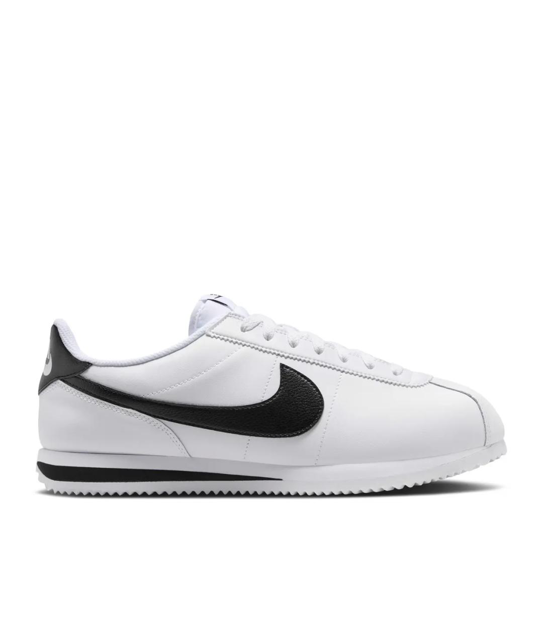 NIKE Белые кожаные низкие кроссовки / кеды, фото 1