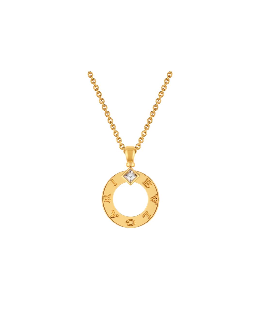 BVLGARI Золотое колье из желтого золота, фото 3