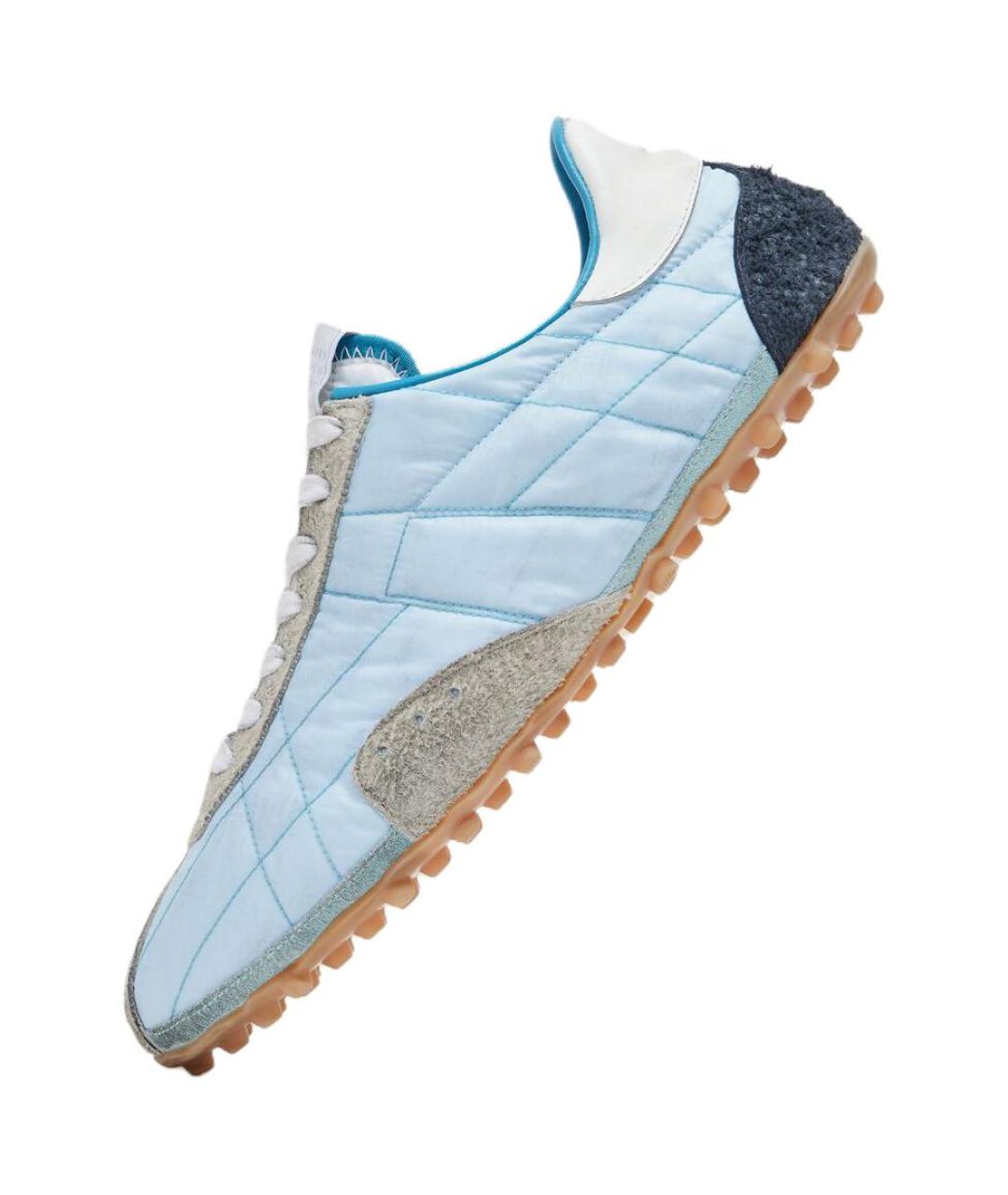 MAISON MARGIELA Голубые текстильные кеды, фото 2
